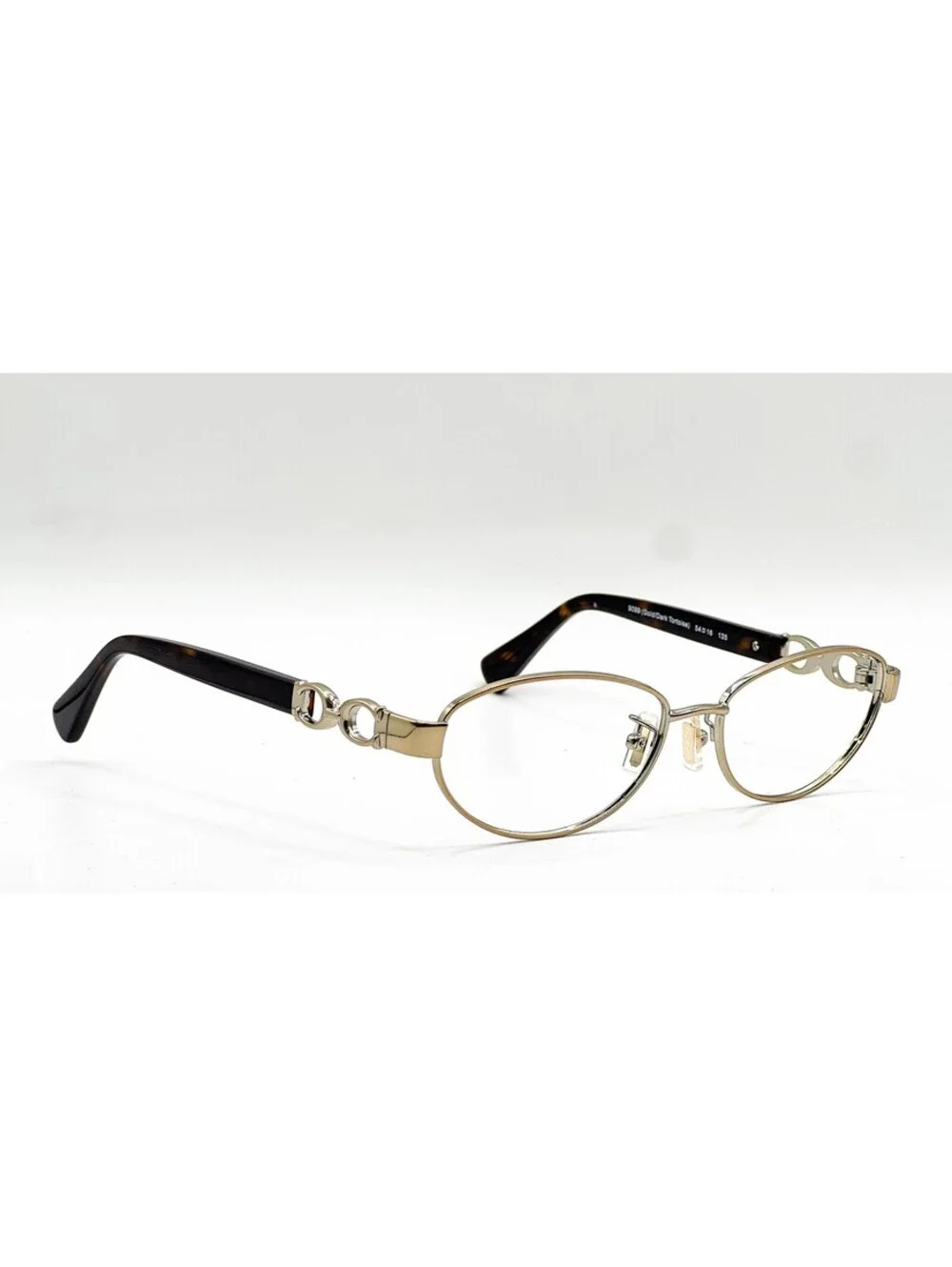 Coach HC 5062 9099 Gold Dark Tortoise Full Rim Eyeglass Frames 54-16-135